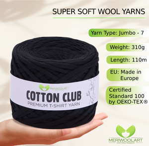 Cotone Club nero 10 mm x 110 m