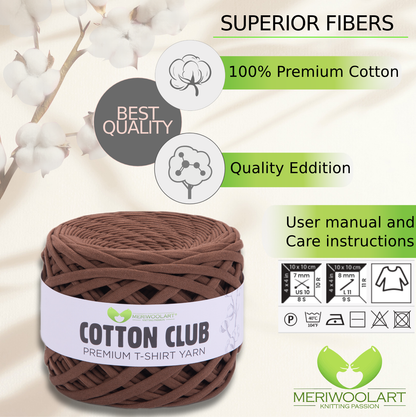 Chocolate Cotton Club 10mm x 110m