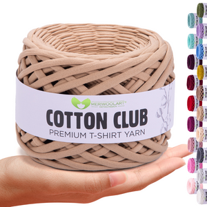 Club de coton brun laiteux 10mm x 110m