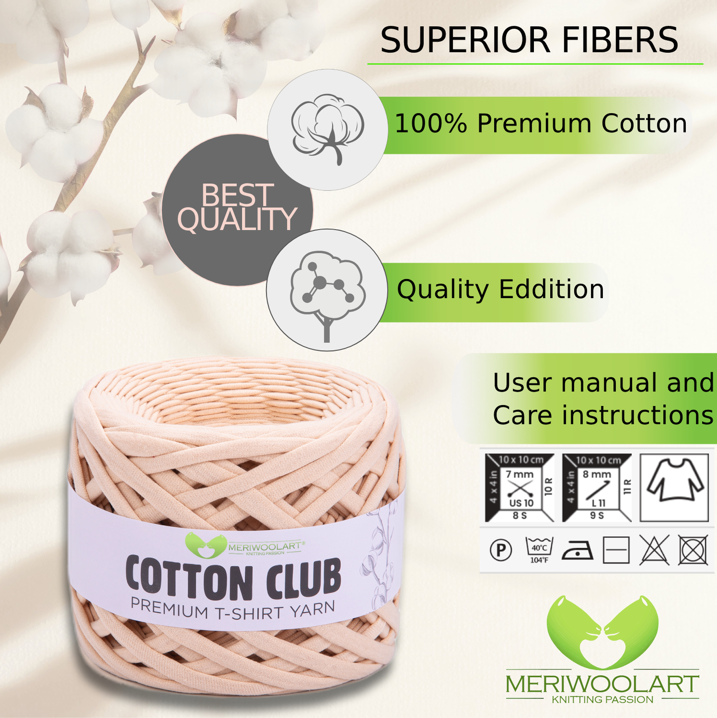 Skin Cotton Club 10mm x 110m