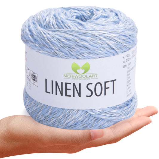 Baby Blue 7319 Linen Soft Yarn 100g 272m