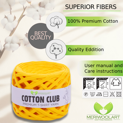 Yellow Cotton Club 10mm x 110m