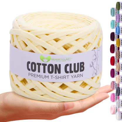 Club de coton jaune clair 10mm x 110m