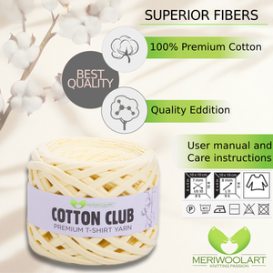 Light Yellow Cotton Club 10mm x 110m