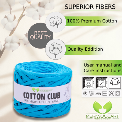 Turquoise Cotton Club 10mm x 110m