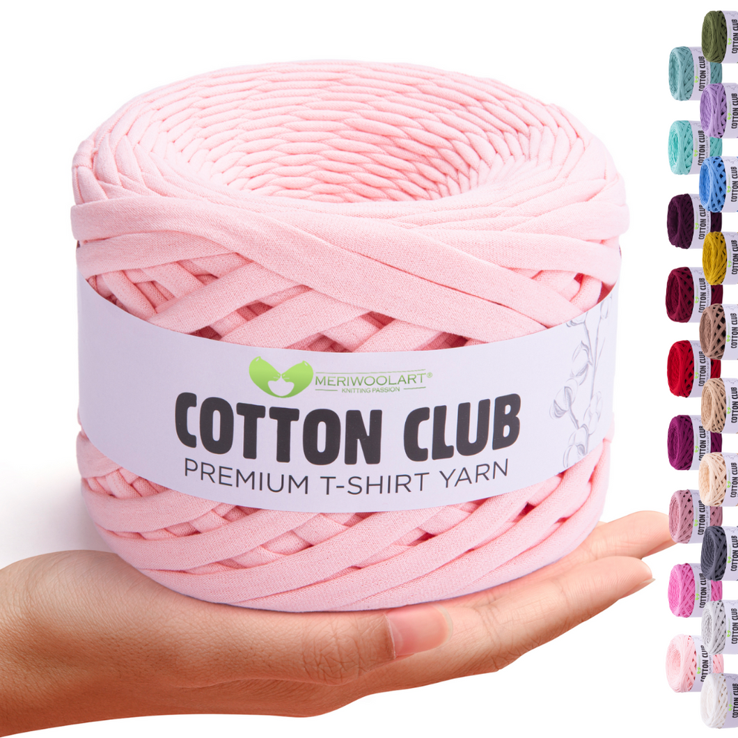 Club de coton rose pâle 10mm x 110m