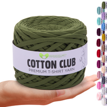 Load image into Gallery viewer, Henna Green Cotton Club 10mm x 110m
