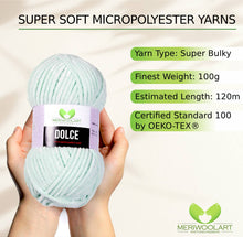 Cargar imagen en el visor Galería, DOLCE Mint MICRO POLYESTER 100G 120M
