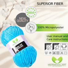 Charger l&#39;image dans la galerie, DOLCE Turquoise MICRO POLYESTER 100G 120M
