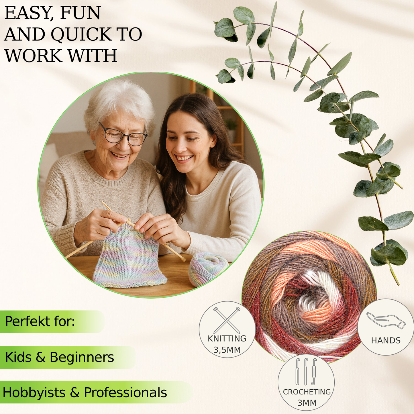 FIL À CHAUSSETTES EN LAINE FORZA 2503 100 g 420 m