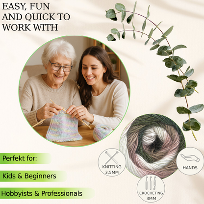 FIL À CHAUSSETTES EN LAINE FORZA 2503 100 g 420 m