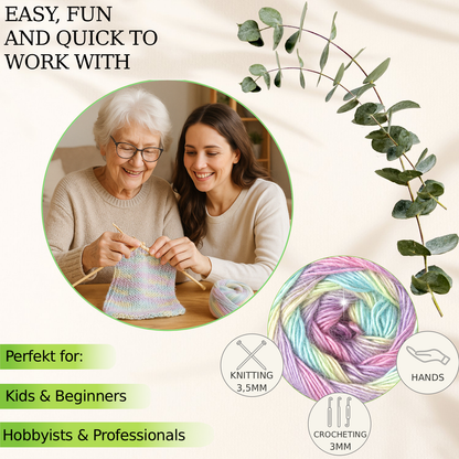 FIL À CHAUSSETTES EN LAINE FORZA 2503 100 g 420 m