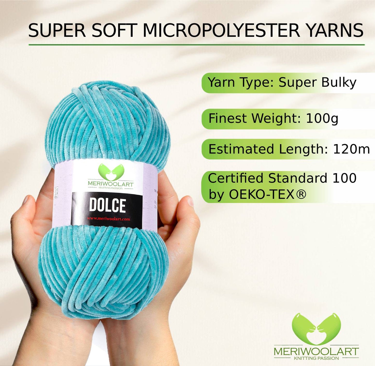 DOLCE Dark Mint MICRO POLYESTER 100G 120M