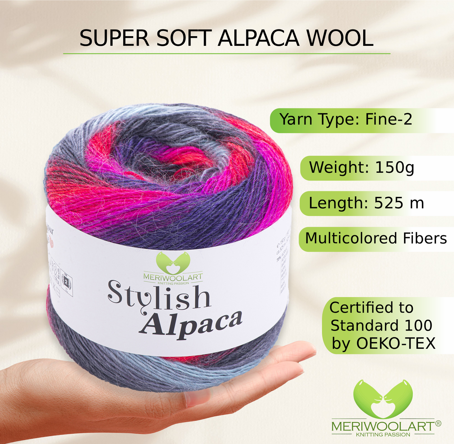 FIL À CHAUSSETTES EN LAINE FORZA 2503 100 g 420 m