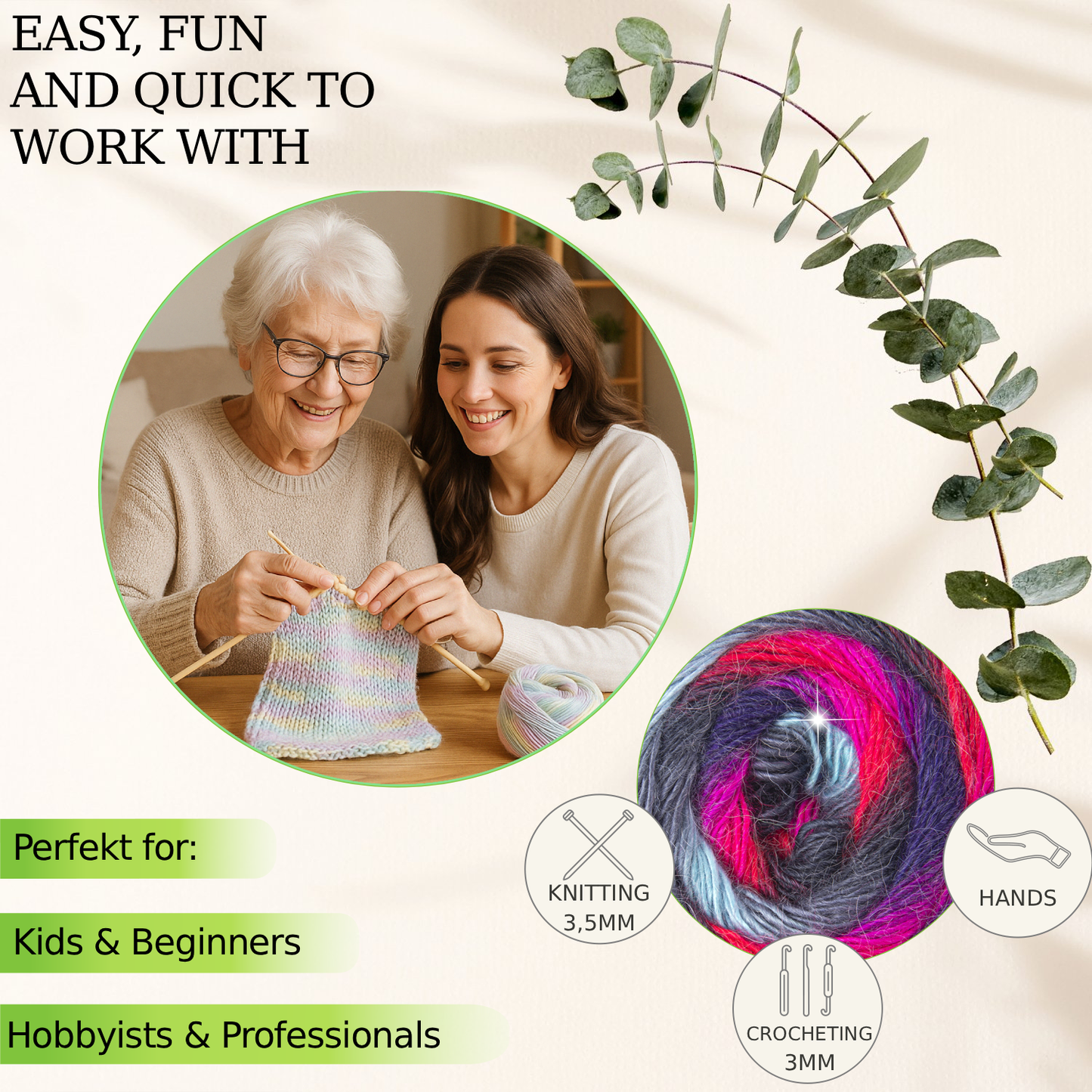 FIL À CHAUSSETTES EN LAINE FORZA 2503 100 g 420 m