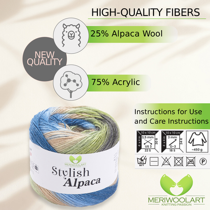 FORZA 2503 Wollsockengarn, 100 g, 420 m