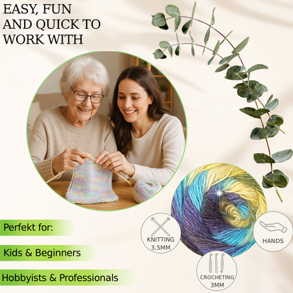 FIL À CHAUSSETTES EN LAINE FORZA 2503 100 g 420 m