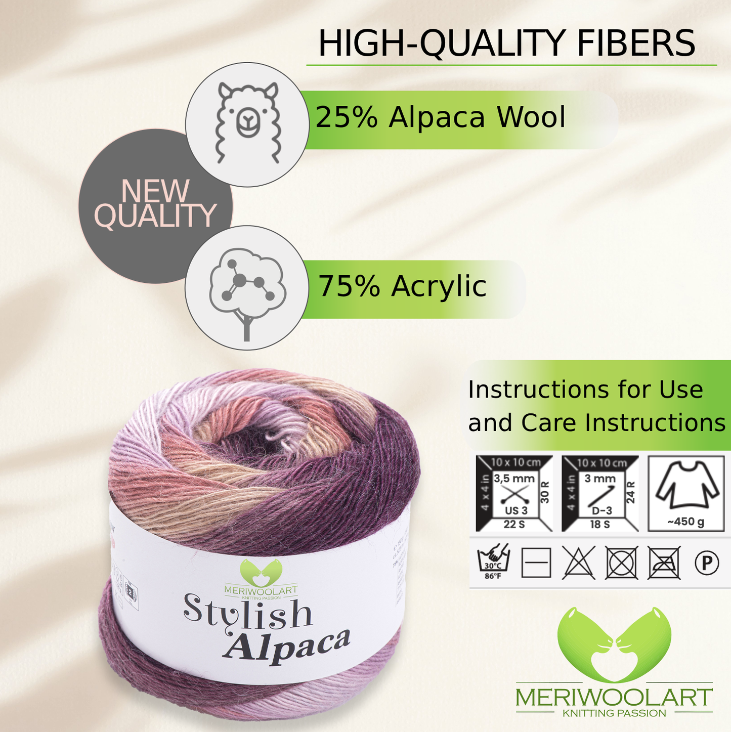 FIL À CHAUSSETTES EN LAINE FORZA 2503 100 g 420 m