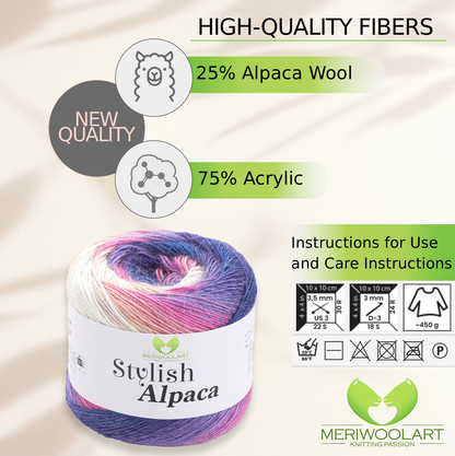 FIL À CHAUSSETTES EN LAINE FORZA 2503 100 g 420 m