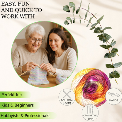 FIL À CHAUSSETTES EN LAINE FORZA 2503 100 g 420 m