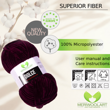 Charger l'image dans Gallery viewer, DOLCE Bordeaux MICRO POLYESTER 100G 120M
