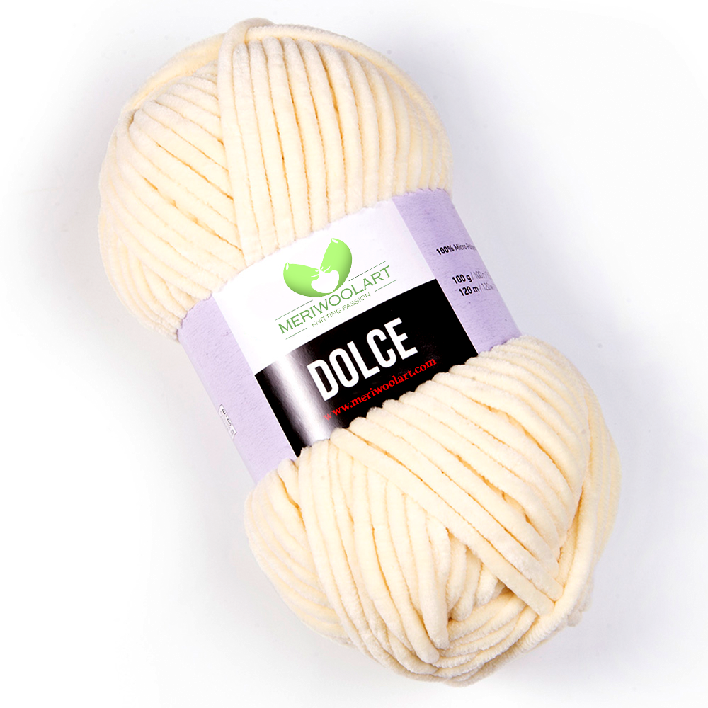 DOLCE Light Yellow MICRO POLYESTER 100G 120M