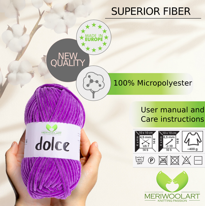 DOLCE Purple MICRO POLYESTER 100G 120M