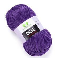 Charger l&#39;image dans la galerie, DOLCE Dark Purple MICRO POLYESTER 100G 120M
