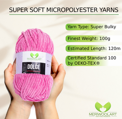 DOLCE Pink MICRO POLYESTER 100G 120M