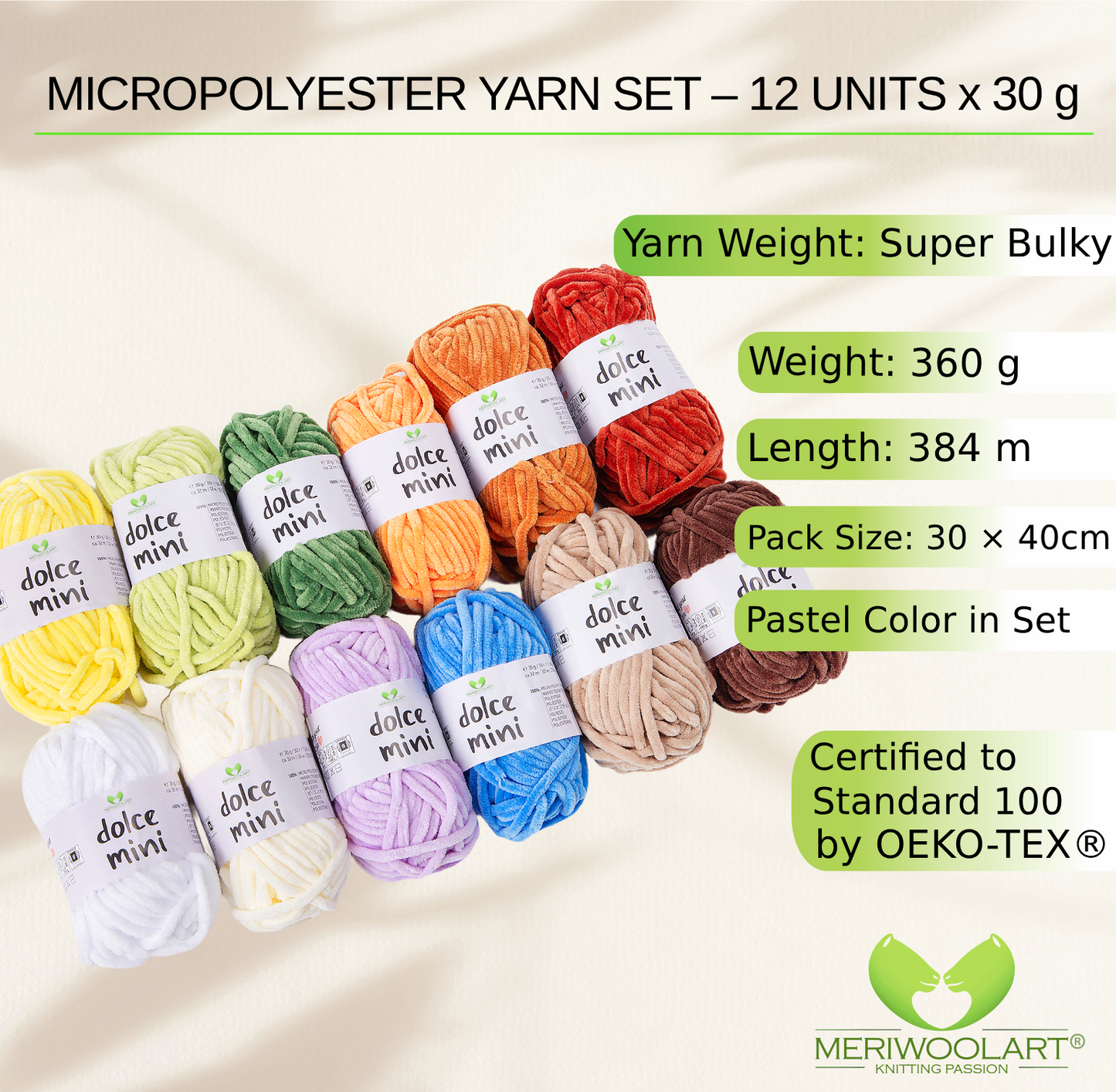 DOLCE Olive MICRO POLYESTER 100G 120M 