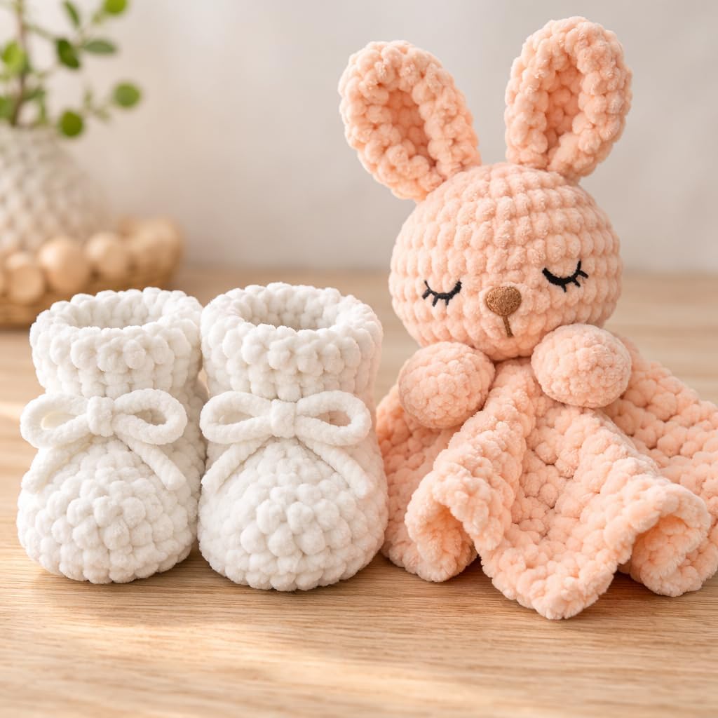 Multicolor Chenille Yarn Set B – 12 x 30 g