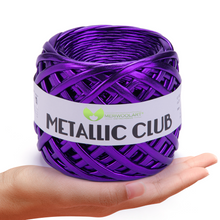 Charger l'image dans la galerie, METALICO Hilo de camiseta morado 8mm x 55m
