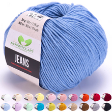 Charger l'image dans Gallery viewer, JEANS Bleu clair Coton YARN 50g 160m
