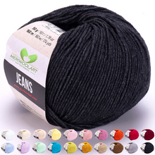 Bild in den Galerieviewer laden, JEANS Graphite Cotton YARN 50g 160m
