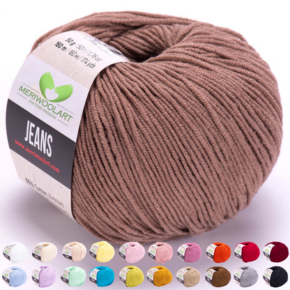 JEANS Camel Cotton YARN 50g 160m