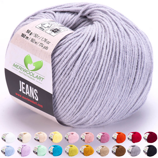 JEANS Steel Cotton YARN 50g 160m