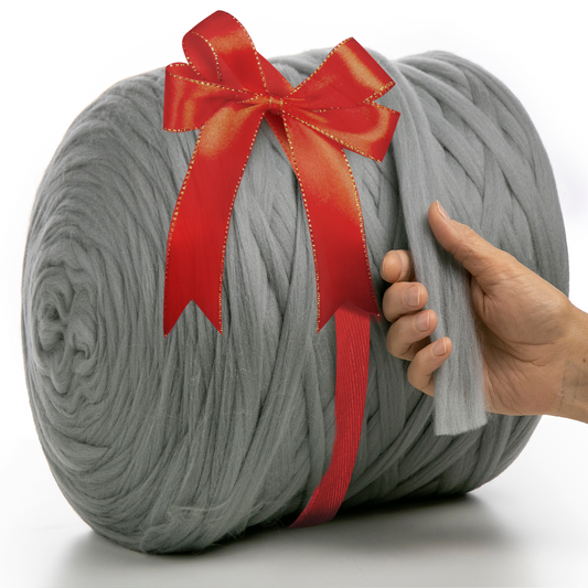 STEEL CHUNKY MERINO WOOL 2 CM, 23 MICRON