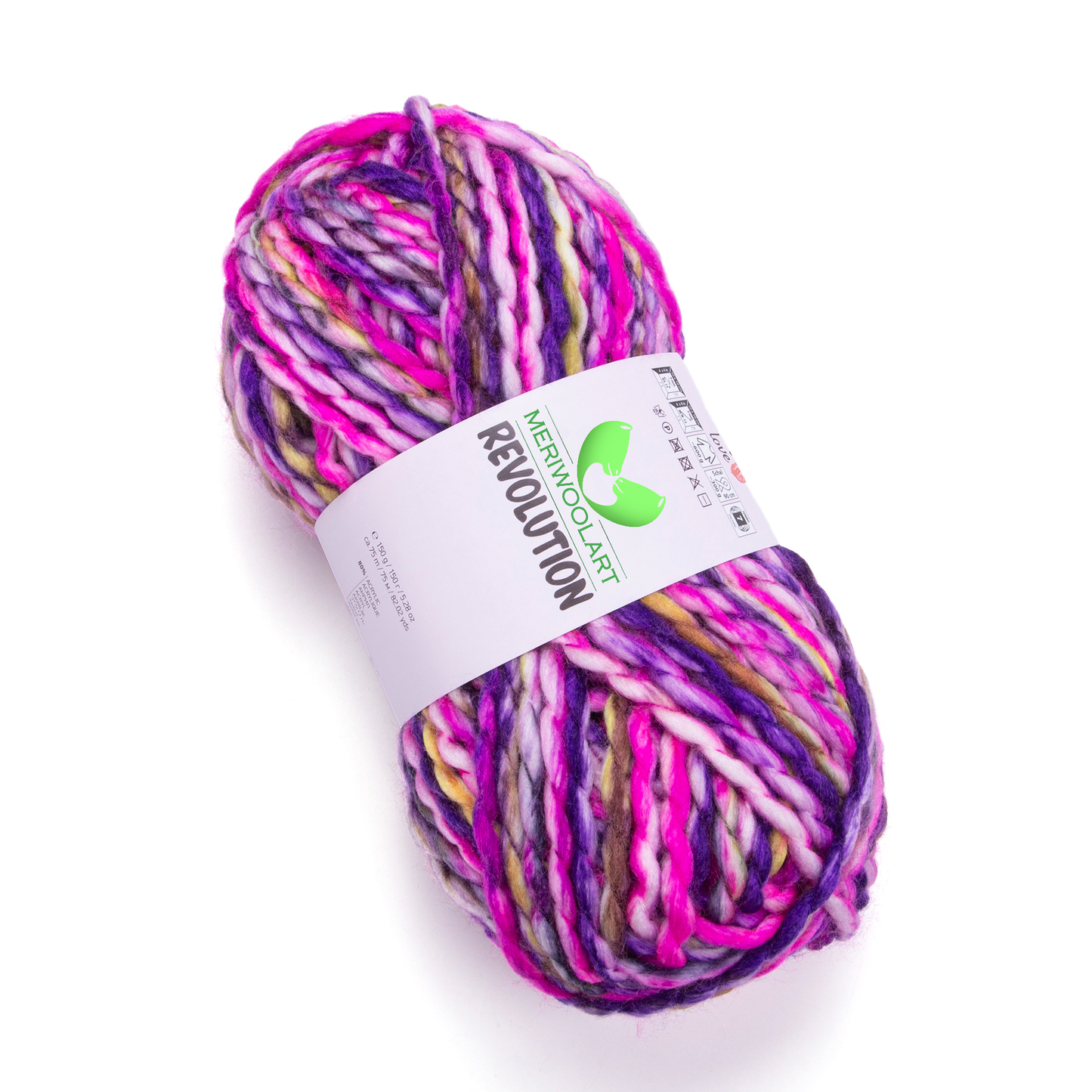 REVOLUTION-1605 CHUNKY MERINO WOOL YARNS