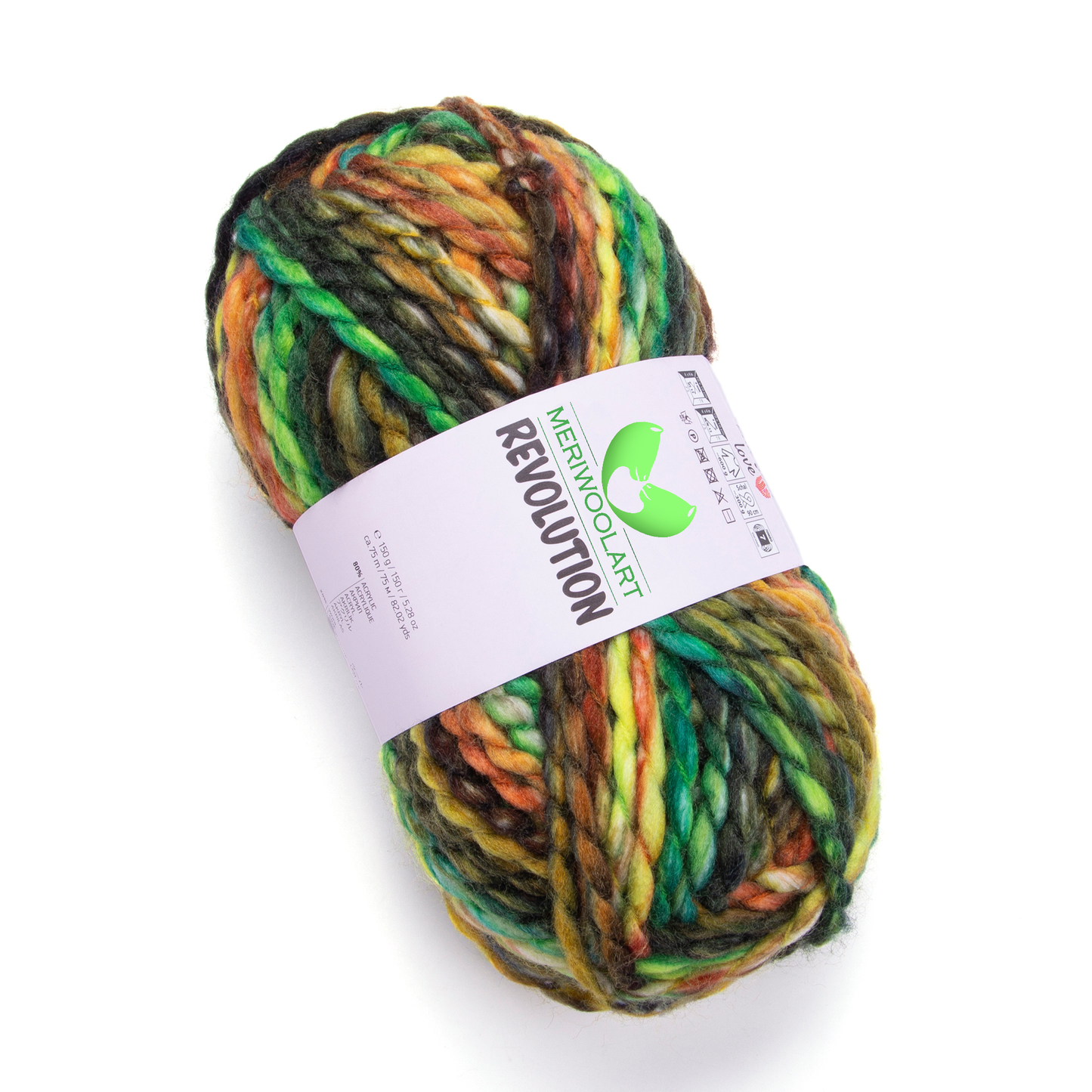 REVOLUTION-1612 CHUNKY MERINO WOOL YARNS