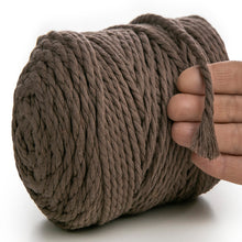 Load image into Gallery viewer, BROWN MACRAMÉ ROPE 6 MM, 100 M 
