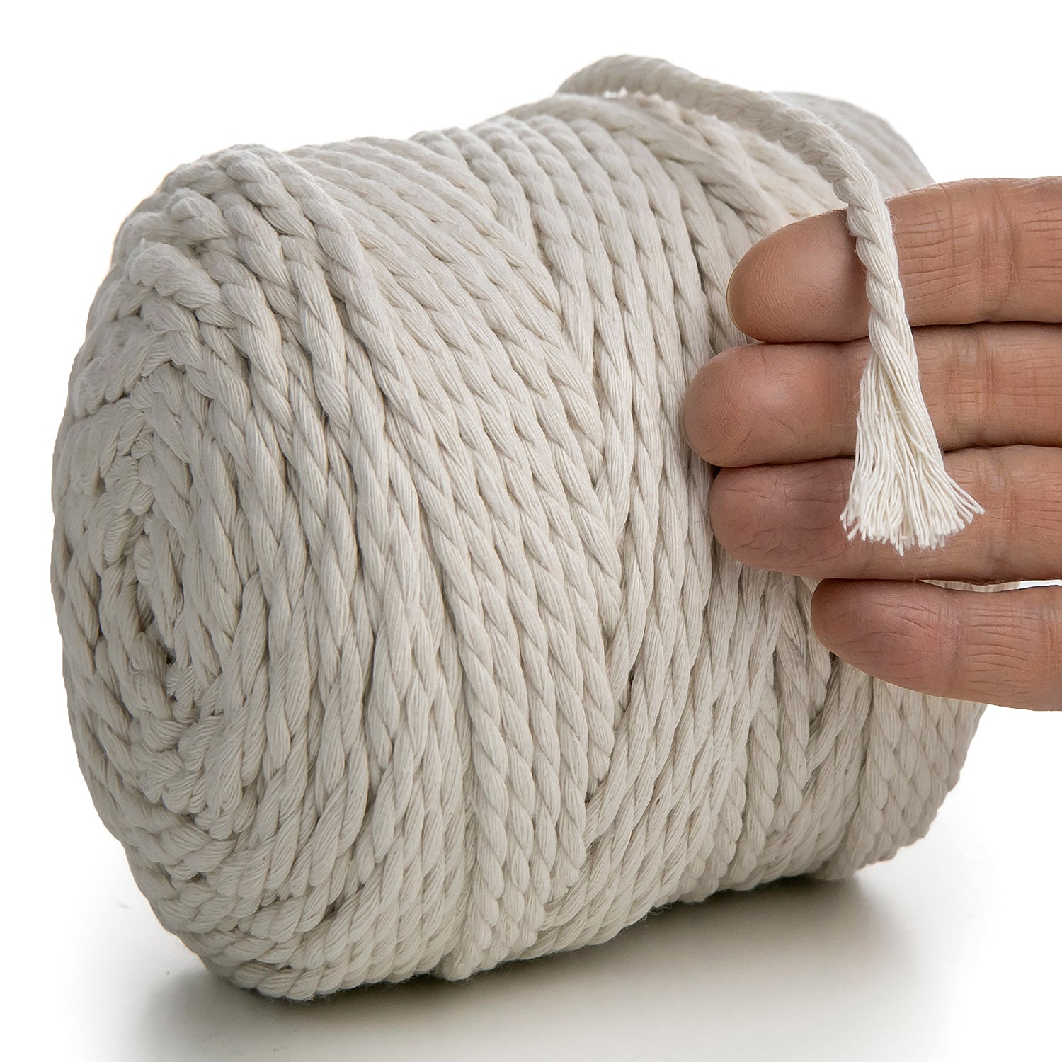 Magarrow Rope NATURAL MACRAMÉ ROPE 6 MM, 100 M – MeriWoolArt