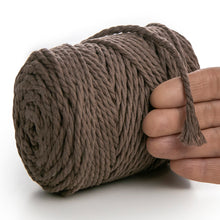 Load image into Gallery viewer, BROWN MACRAME  ROPE 4 MM, 75 M 
