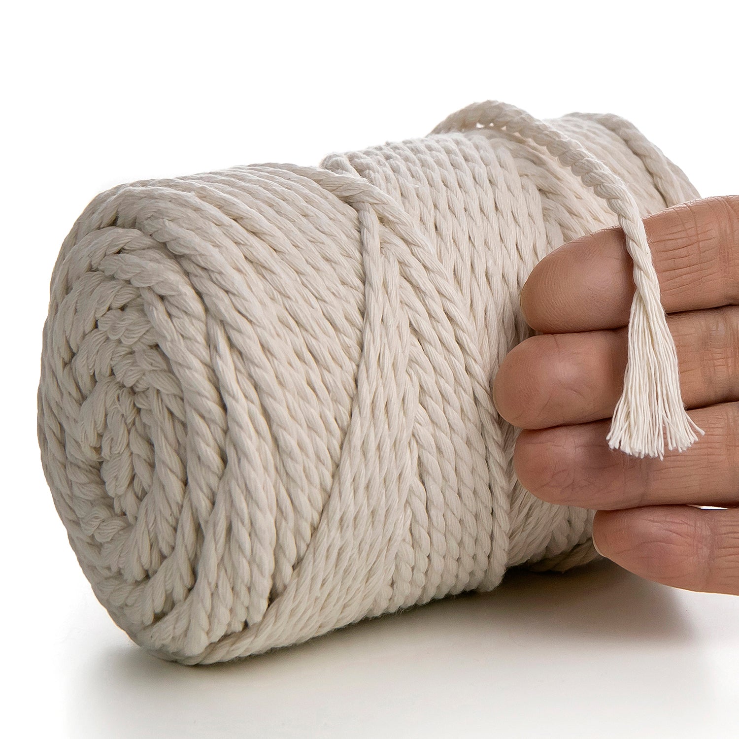 Magarrow Rope NATURAL MACRAMÉ ROPE 4 MM, 75 M – MeriWoolArt
