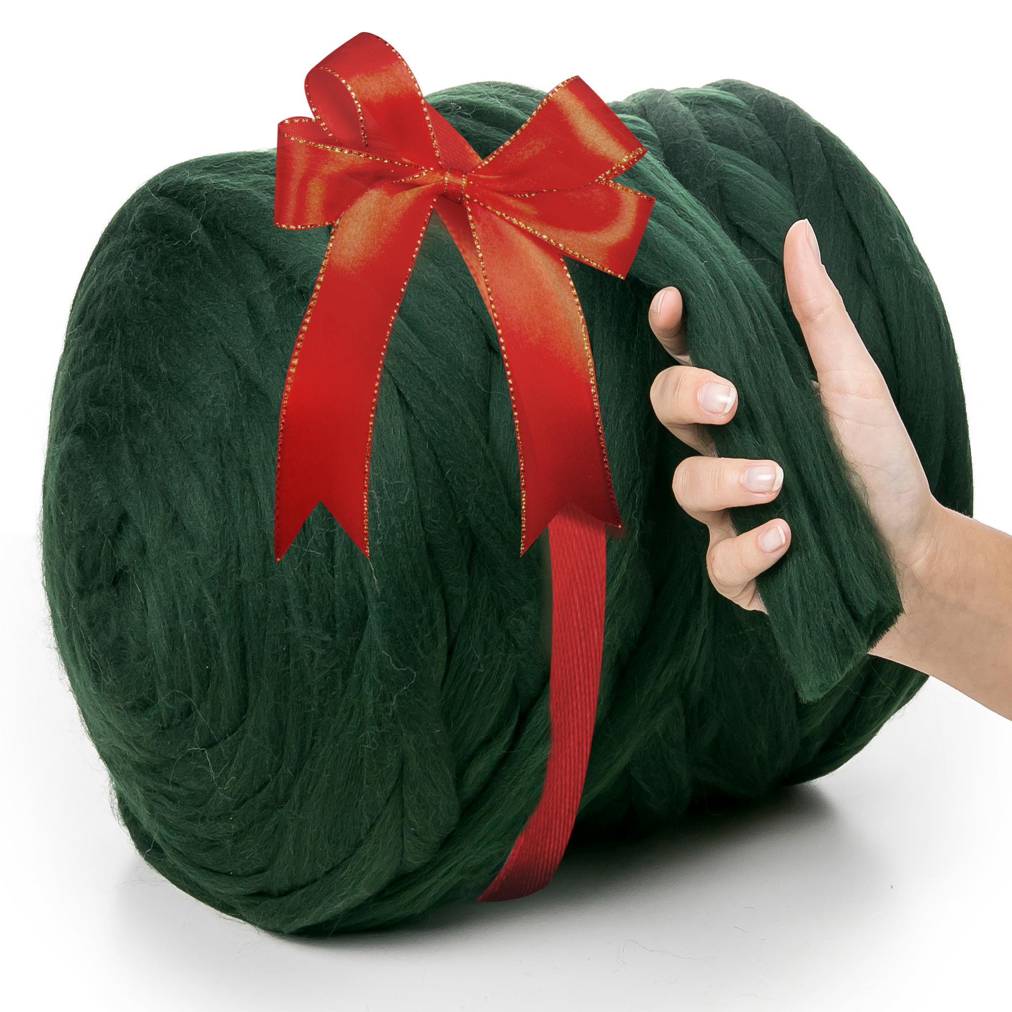 Super chunky clearance yarn green