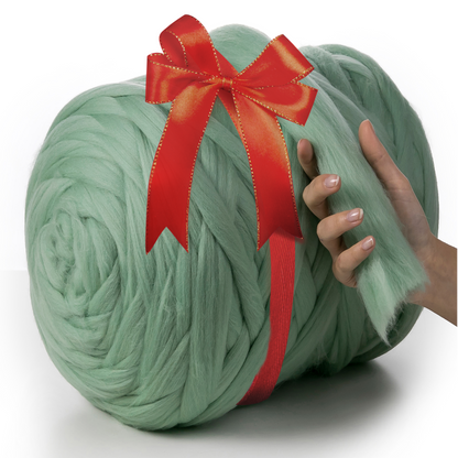 MINT SUPER CHUNKY MERINO WOOL 4-5 CM, 25 MICRONS