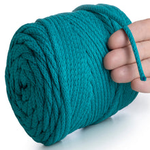 Load image into Gallery viewer, Sea Green Macramé Cord 6mm 85m
