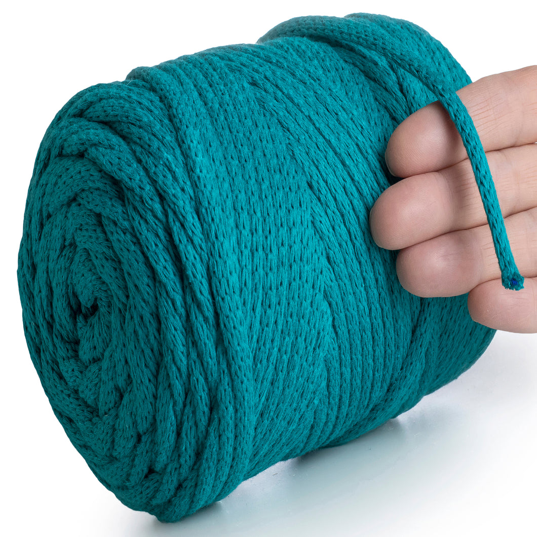 Cordon Macramé Vert de Mer 6mm 85m