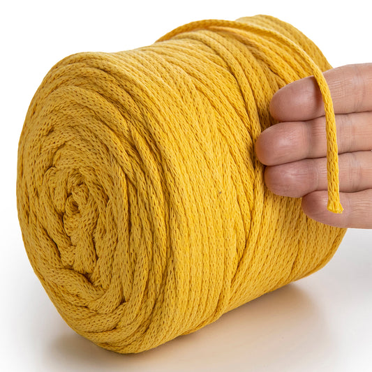 Tabacco Macramé Cord 6mm 85m