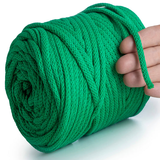 Green Macramé Cord 6mm 85m