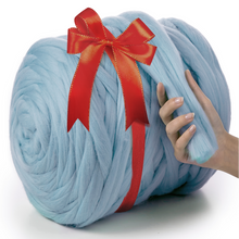 Charger l&#39;image dans la galerie, BABY BLUE CHUNKY MERINO WOOL 4-5 CM, 25 MICRONS
